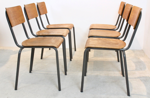 Sedie in compensato industriale di design olandese