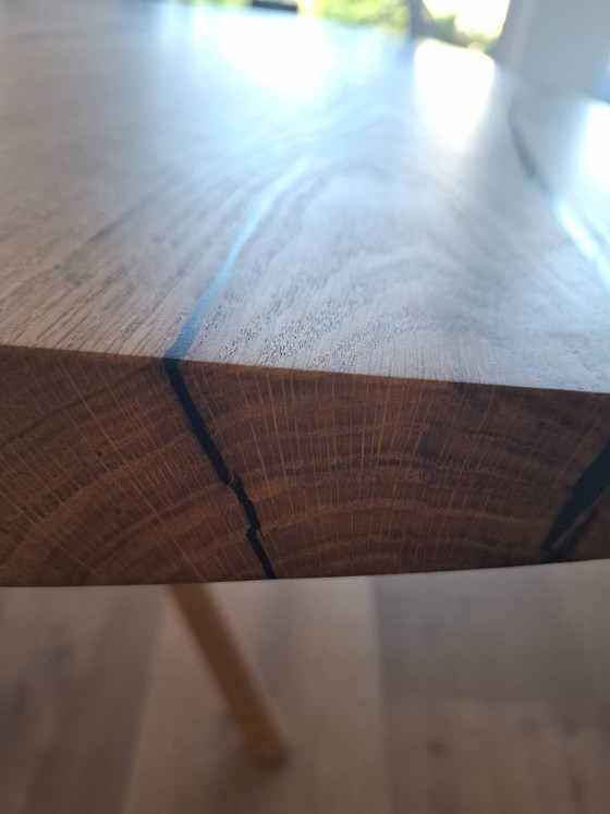 SOLID XENA Tavolo da pranzo in rovere nodoso massiccio – 240 cm – Tavoli da pranzo, Wood (photo 5 of 5)
