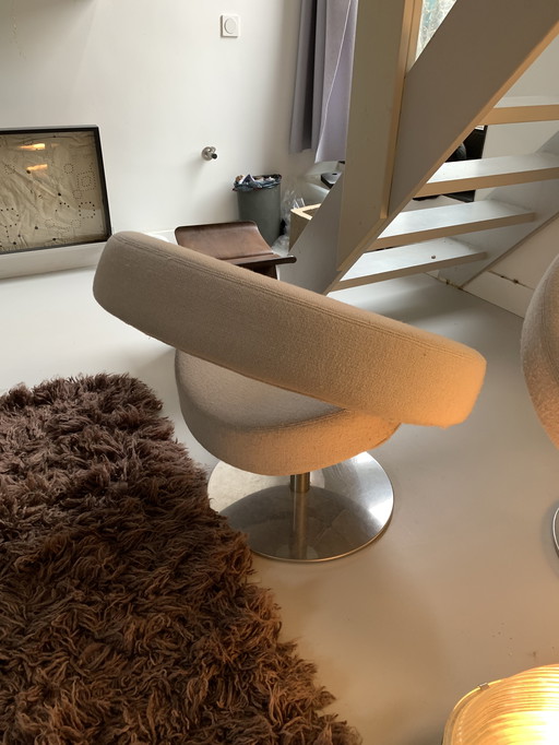 3 x Hello Chair softline, 2x grigio chiaro e 1x marrone