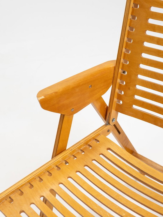 Image 1 of Mid Century Folding Lounge Armchairs Rex Designed by Niko Kralj, Slovenia, 60s