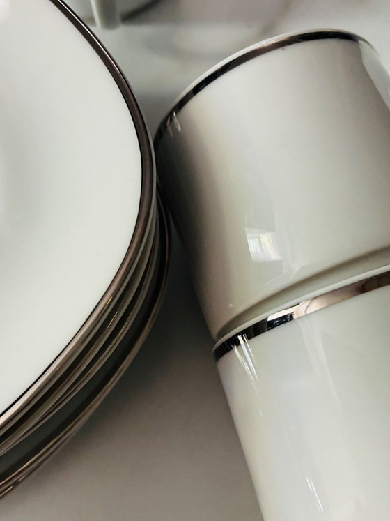Image 1 of Coffee Service Cups and Saucers Porcelain Schirnding Bavaria
