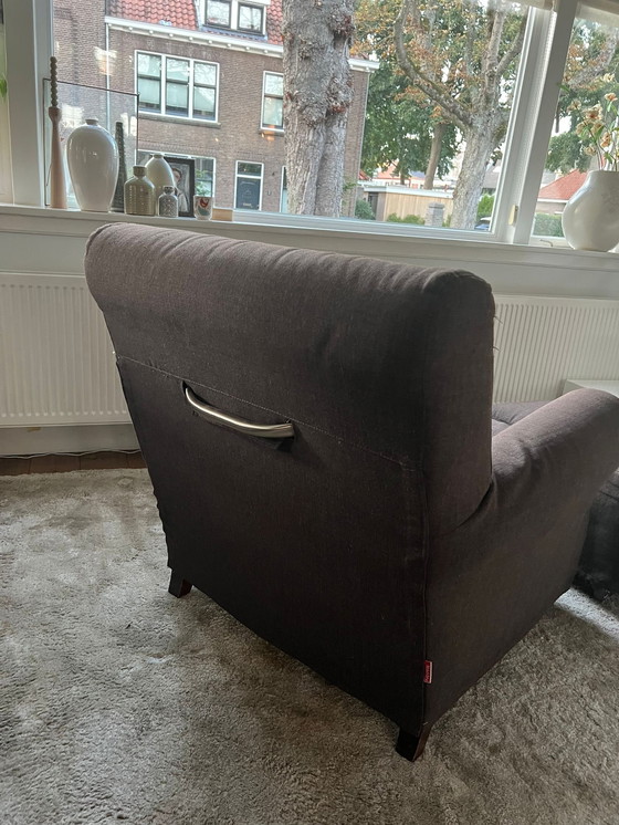 Image 1 of Flexform design fauteuil Nonna Maria inclusief hocker