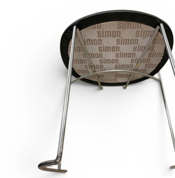 6 x Sedia impilabile GAJA DI STUDIO SIMON GAVINA – Poltrone relax, Leather (photo 3 of 4)