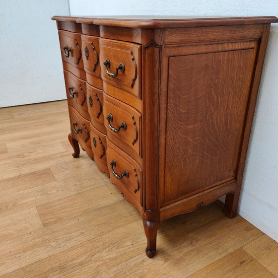 Image 1 of Vintage Queen Ann ladekast commode dressoir badkamermeubel