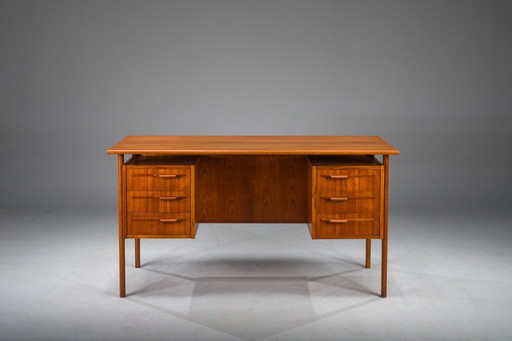 Bureau Boomerang en teck danois par IMHA Mobelfabrik