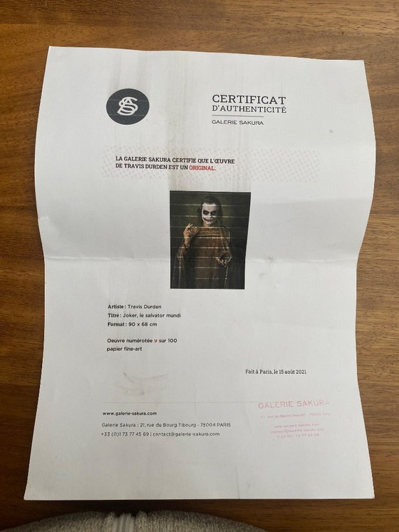 Image 1 of Joker, le salvator mundi