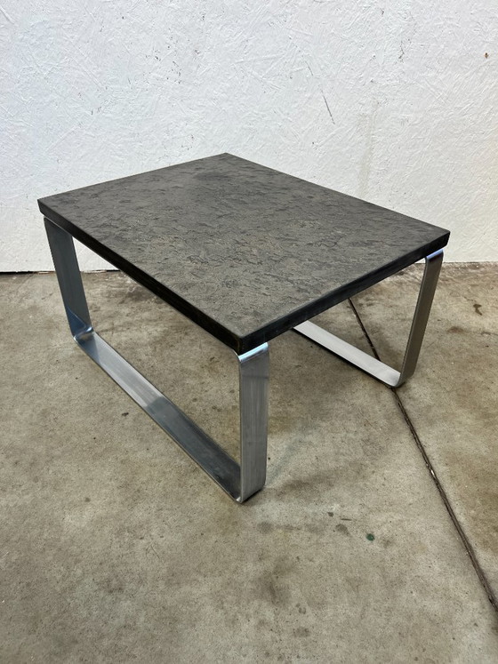 Image 1 of Set of Vintage Coffee Tables, Slate, Peter Draenert, Belgium, 1970s