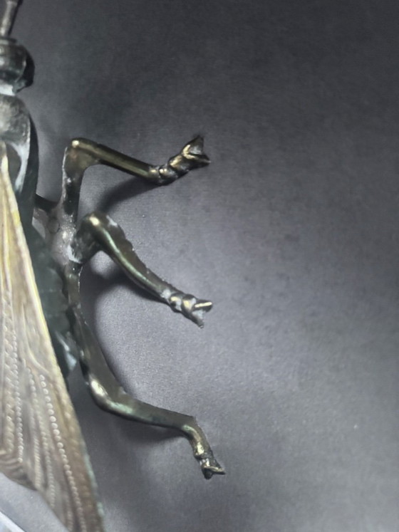 Vintage ashtray in the shape of a fly – Decorative Objects, Brass, Copper (photo 8 of 10)