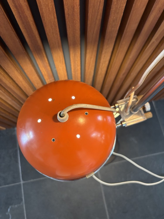 Image 1 of Lampada da terra vintage Gepo arancione