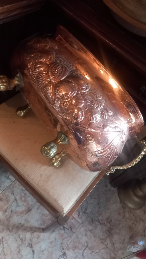 19th century copper planter