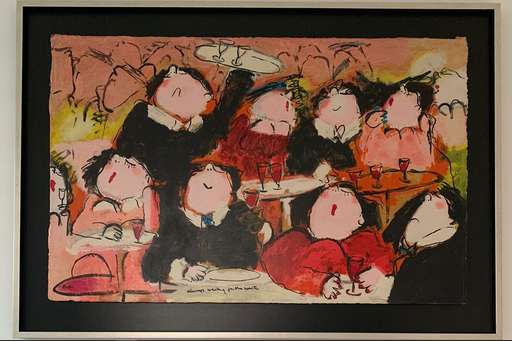 Gerdine Duijsens - Immer auf den Kellner warten (Epreuve d'Artiste)