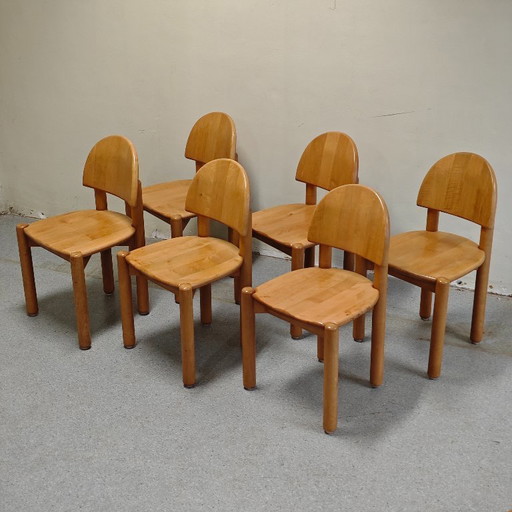 Vintage Rainer Daumiller eetkamer stoelen
