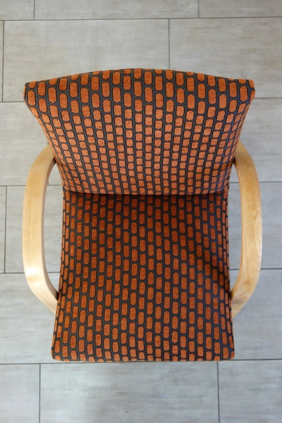 Image 1 of Een paar Bow Wood fauteuils van Steiner, jaren 1950.