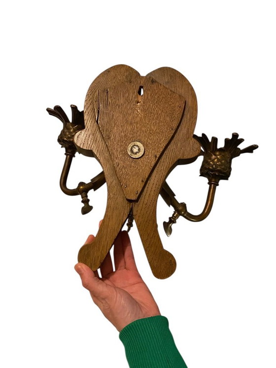 Image 1 of chandelier mural décoratif