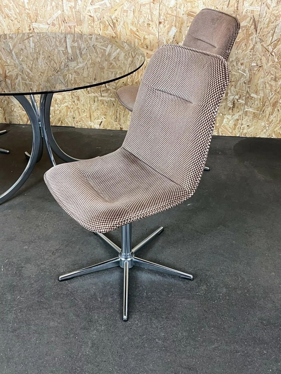 Image 1 of 60s 70s 4x Stoelen Stoel & Tafel Eetkamerstoelen Eettafel Design 60s