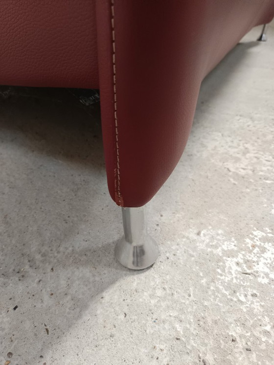 Image 1 of Set di divani Leolux Paian 2 posti 3 posti Senso Granata Pelle