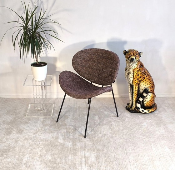 Image 1 of ✨🔸 Chaise design Cristina Cordula – Velours léopard – Édition Tati – Collector rare années 2000 🔸✨