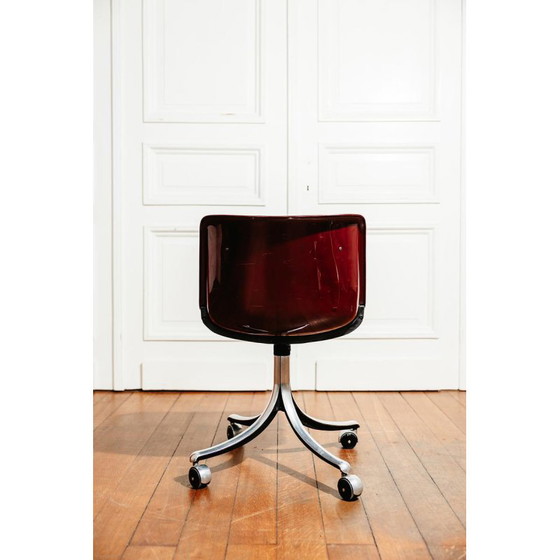 Fauteuil de bureau Modus par Osvaldo Borsani pour Tecno, Italie, 1980. – Chaises de bureau, Metal, Plastic (photo 2 of 9)