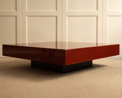 Table basse laquée - Italie années 1970 – salontafels, Wood (photo 2 of 6)