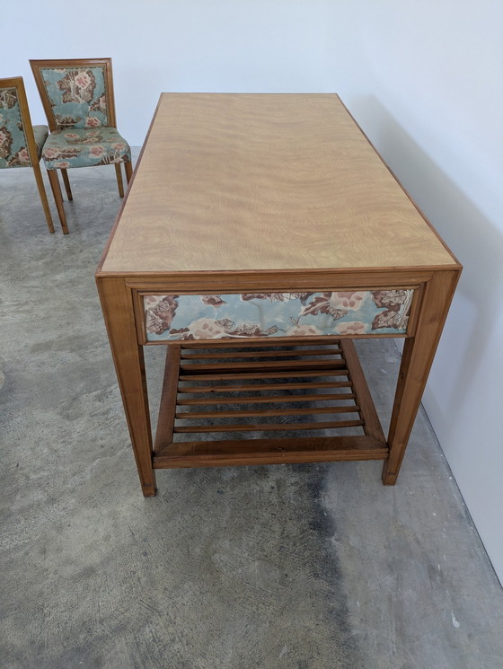 Image 1 of Escritorio (3) - Textil, Madera