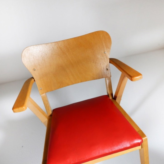 Image 1 of ❤️Seminarvoorzitter Hellerau Cultureel Meubel Selman Selmanagić GDR Midcentury Bauhaus