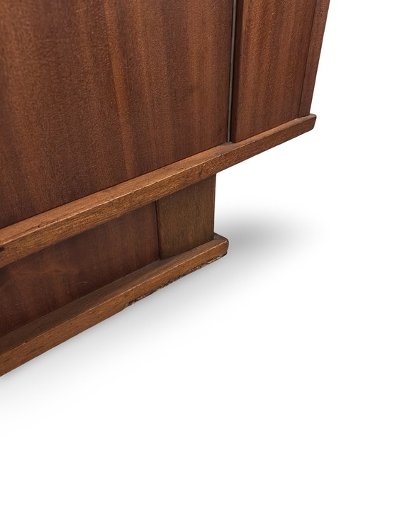 Image 1 of Vintage wooden sideboard with special details, 1950s