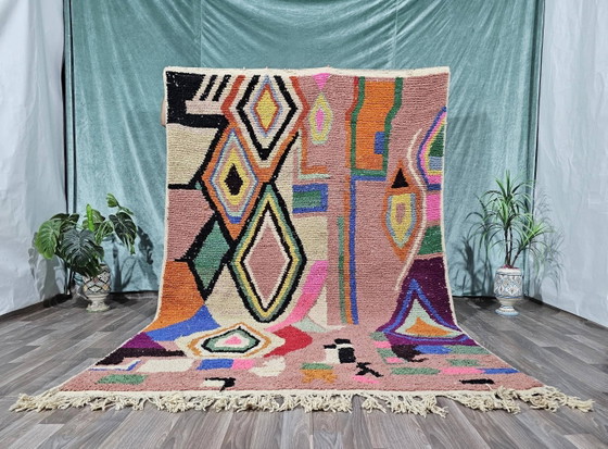 Handgefertigter Wollteppich aus Marokko 3 x 2 m – Teppiche & Läufer, Wool, Modern (photo 11 of 11)