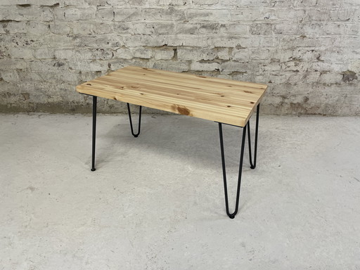 Coffee table made from reclaimed wood Handmade