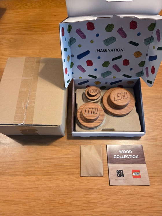Ganci da parete Lego – Decorazioni murali, Wood (photo 5 of 5)