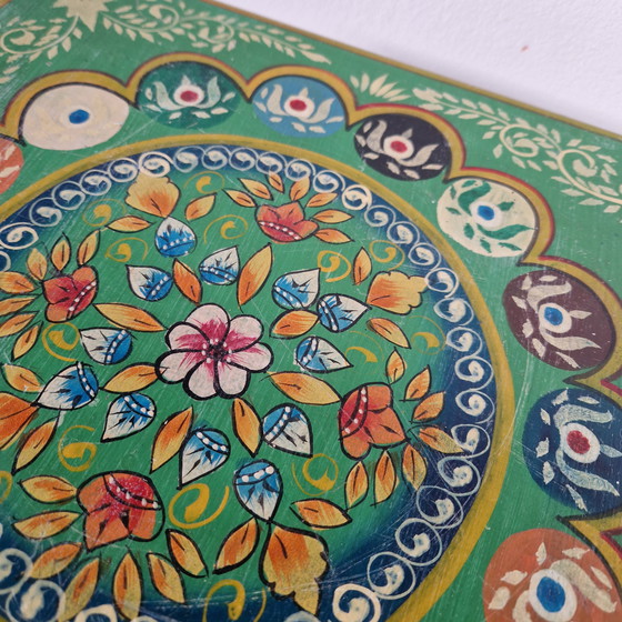 Image 1 of Vintage plant table Indian side table 90s