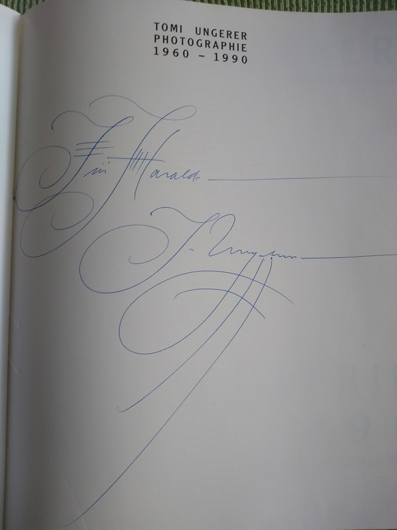 Image 1 of Tomi Ungerer FOTOGRAFIA 1960-1990, con firma/dedica, RARA, tedesco/francese