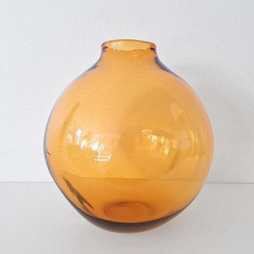 Vase en verre à bouche Venini, design multipositions