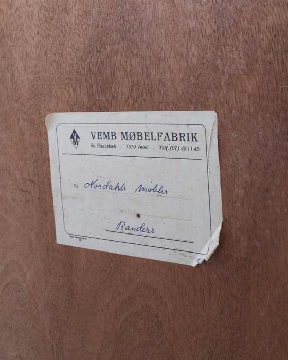 Image 1 of Vintage teak highboard Deens design dressoir sideboard