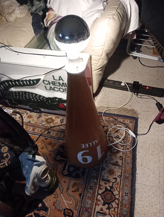 Image 1 of Lampadaire conique industriel en aluminium fait main