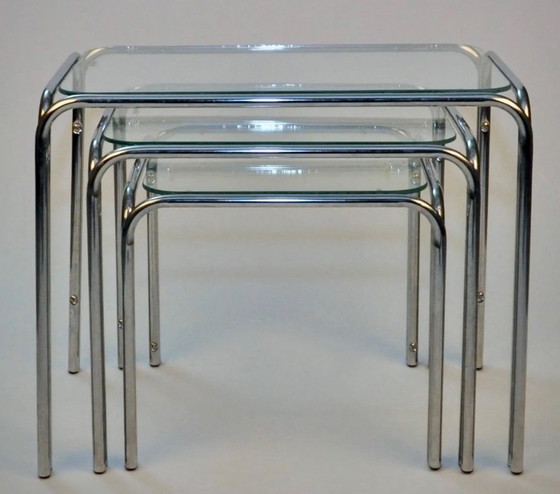 Image 1 of Mimiset vintage, anni '70 in metallo e vetro