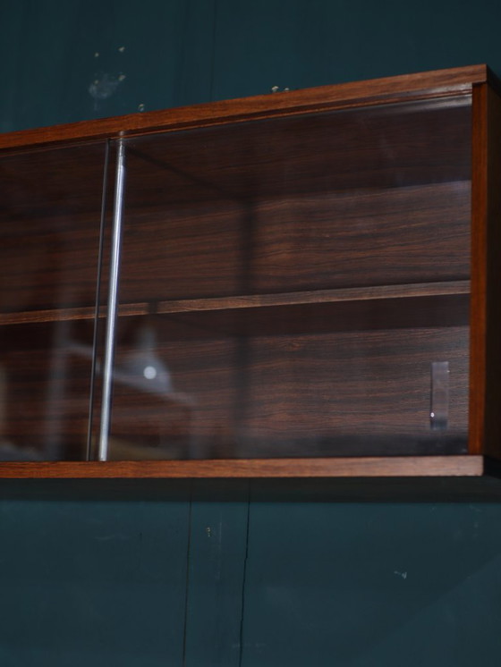 Image 1 of Albert Hansen rosewood chrome Danish wall system