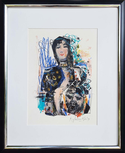 Kees Salentijn - Judith con Holofernes dibujo