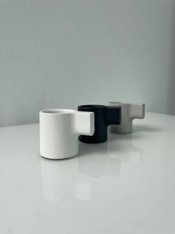 Image 1 of Set of 3 IKEA Ypperlig x HAY candlesticks