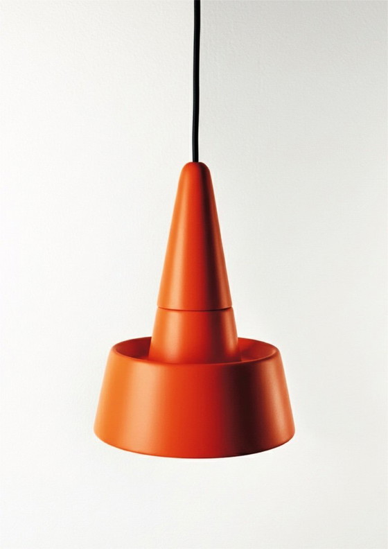 Image 1 of Paire de suspensions en grès SML 2.0 de NEO, conçues par Rodrigo Vairinhos – Orange vif mat (lot de 2)
