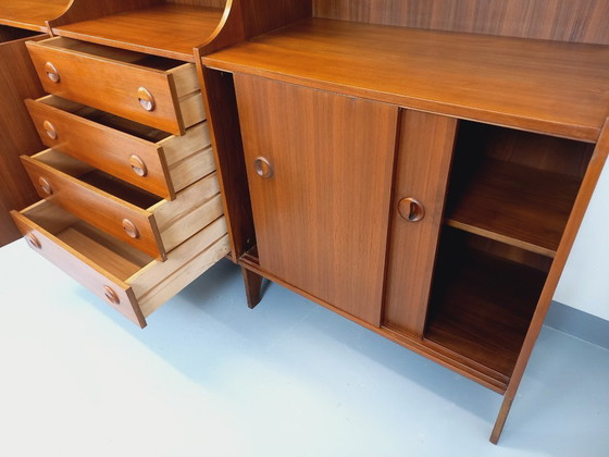 Image 1 of Scandinavian vintage 3-piece teak bookcase from the 60s