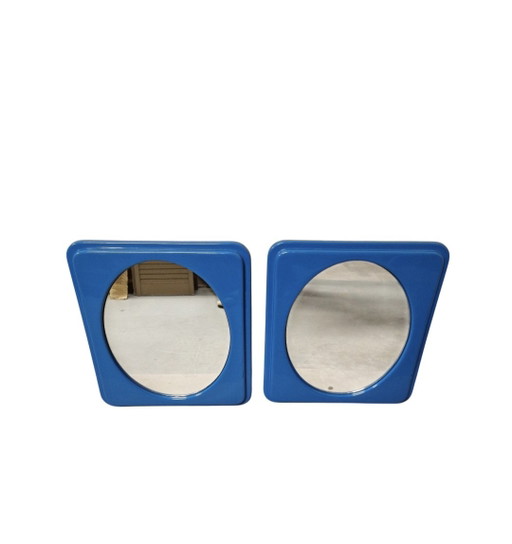 Set di 2 specchi stile Space Age anni '70 – spiegels, Plastic, Glass (photo 2 of 11)
