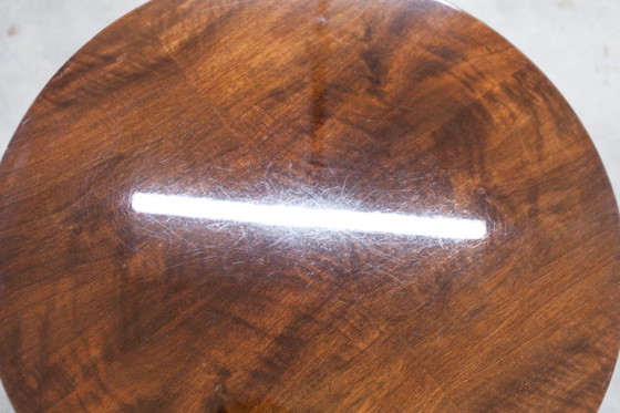 Image 1 of Tripod coffee table, 1960s, varnished mahogany