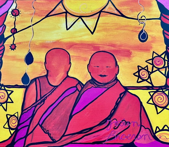 Image 1 of Coming and Going - Painting by Josien Broeren