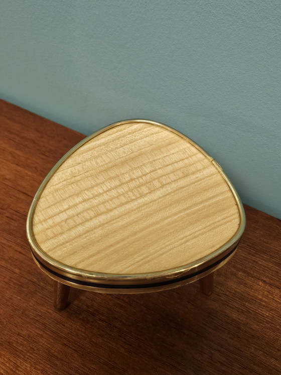 Image 1 of Mini Vintage Plant Table Small Table Side Table Cactus Windowsill