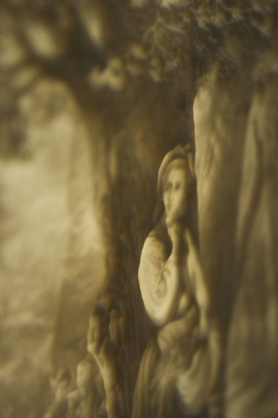 Image 1 of Lampada da notte vintage in porcellana Lithophane, metà del XX secolo, Limoges