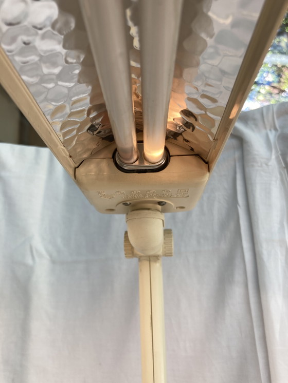 Image 1 of Paire de lampe Finlandaise LIVAL SENIOR année 80 beige et blanc 