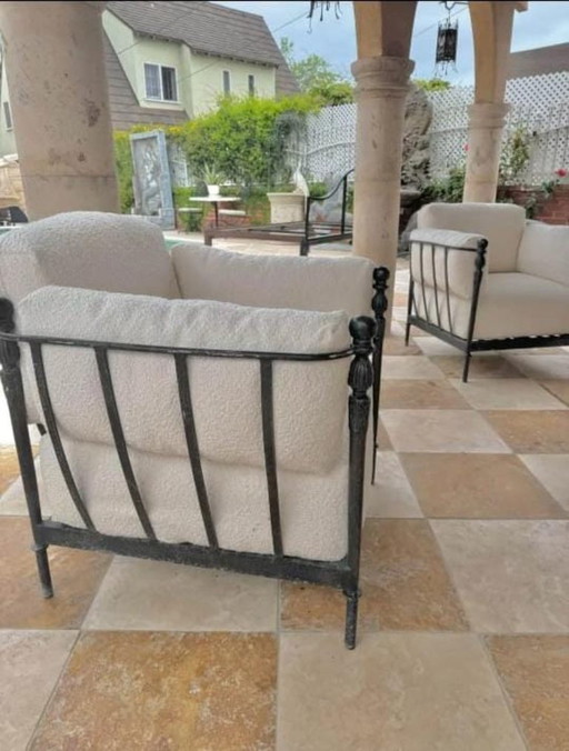 Impresionante conjunto de muebles de patio para interior y exterior.