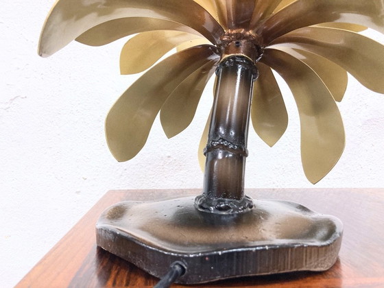 Image 1 of Table Lamp Palm Lamp 80s Hollywood Regency Design