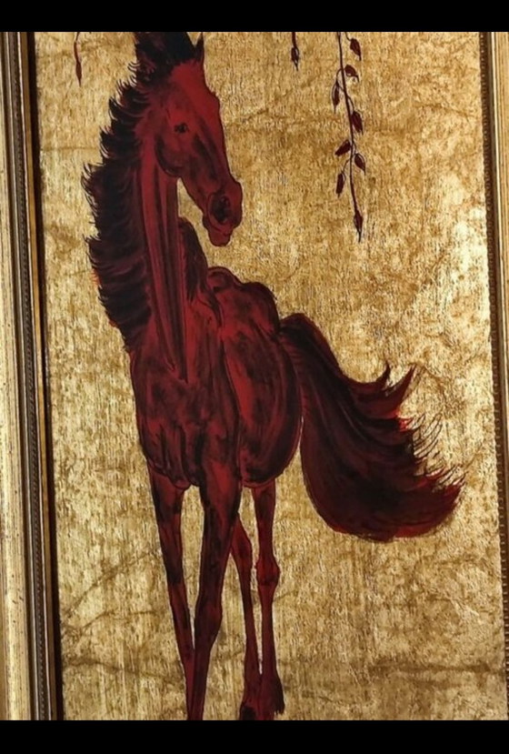 Image 1 of Horse frame signed Zeller
