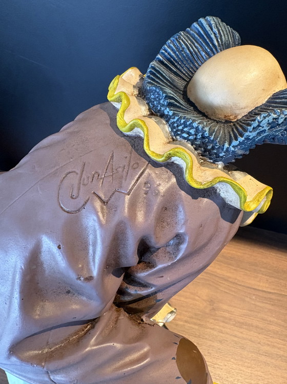 Image 1 of Vintage Clown Statue 1990s (Design Jun Asilo)